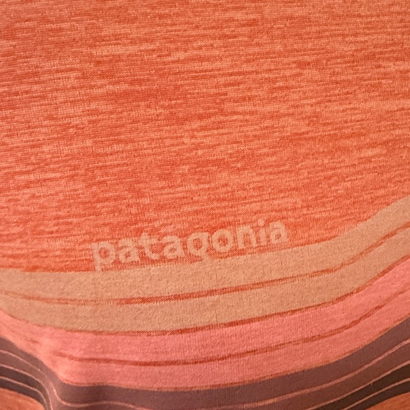 Patagonia Orange Wave Graphic Tee - Picture 5 of 6
